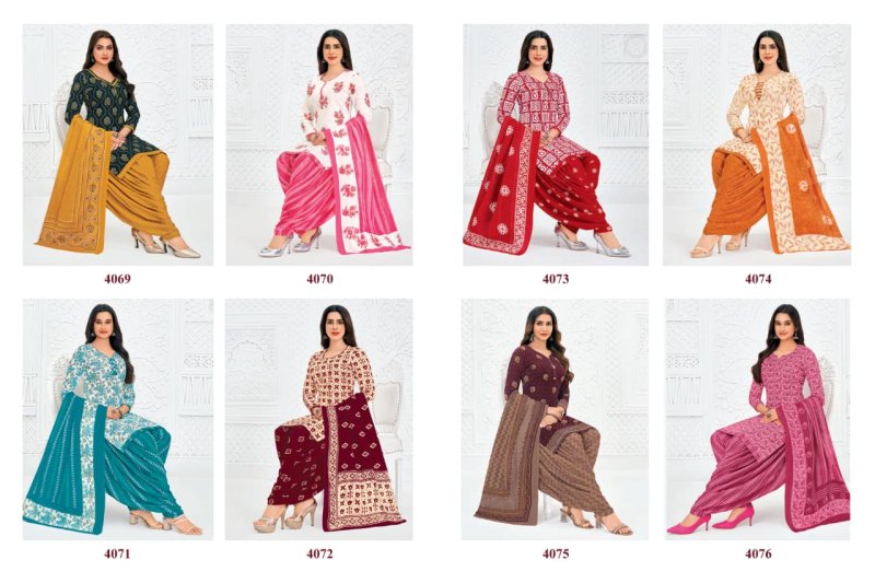 Priyanshi Vol 40 By Pranjul Printed Cotton Dress Material